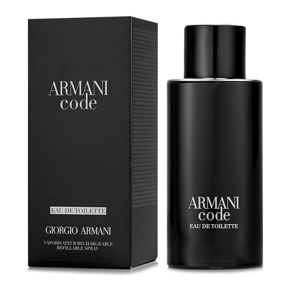 Giorgio Armani Refillable Armani Code Eau De Toilette Spray 125ml - Fragrance London