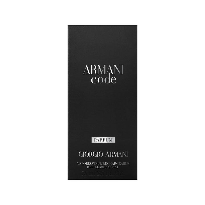 Giorgio Armani Refillable Armani Code Parfum 75ml - Fragrance London