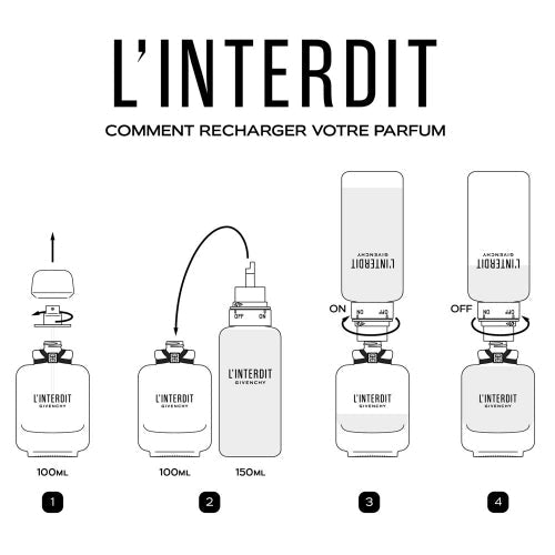 Givenchy L'Interdit Eau De Parfum Spray 100ml - Fragrance London