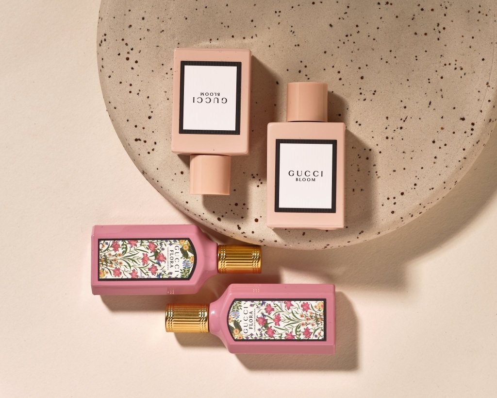 Gucci Bloom & Flora Miniature Gift Set (Eau De Parfum 5ml x2 + Eau De Parfum 5ml x2) - Fragrance London