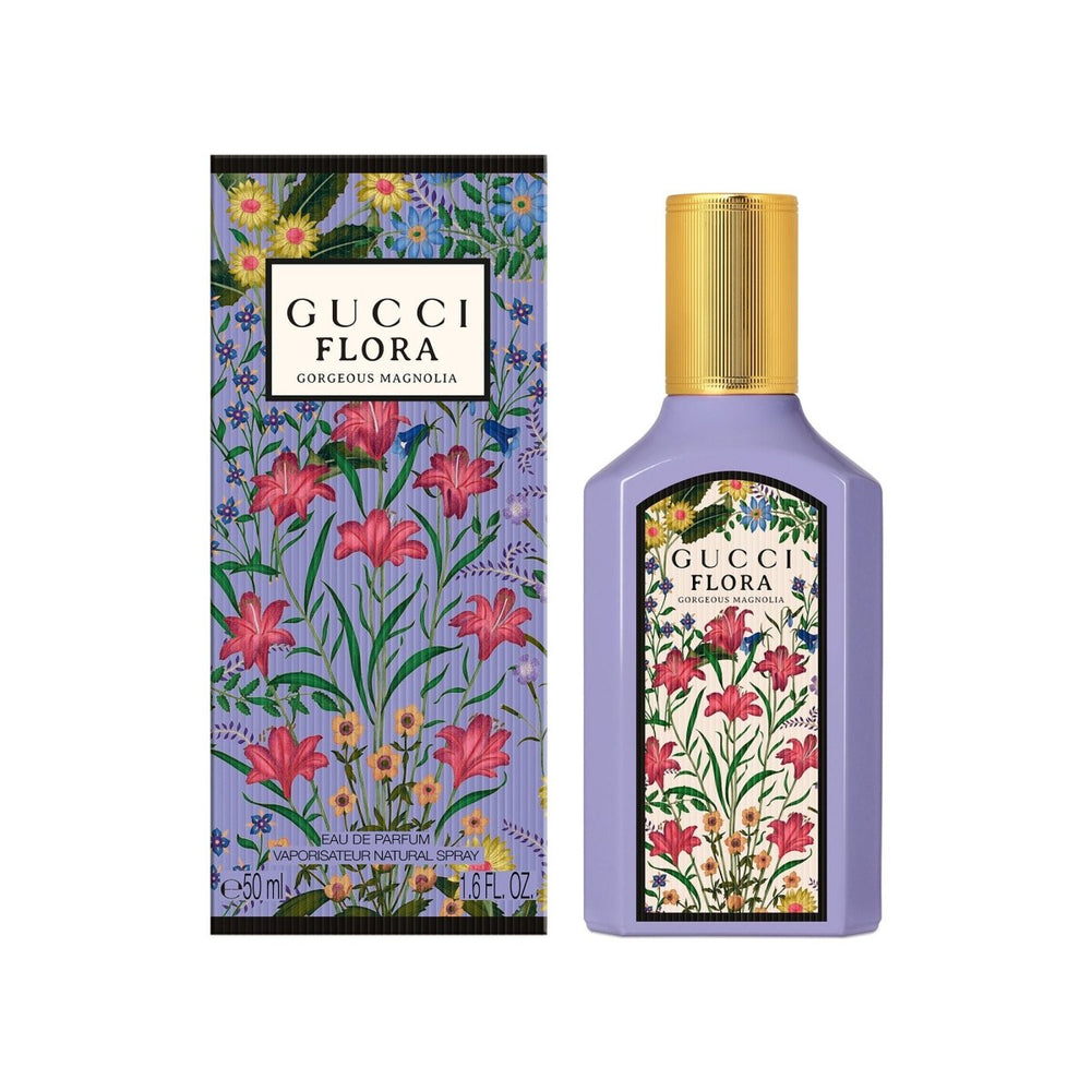 Gucci Flora Gorgeous Magnolia Eau De Parfum Spray 50ml - Fragrance London