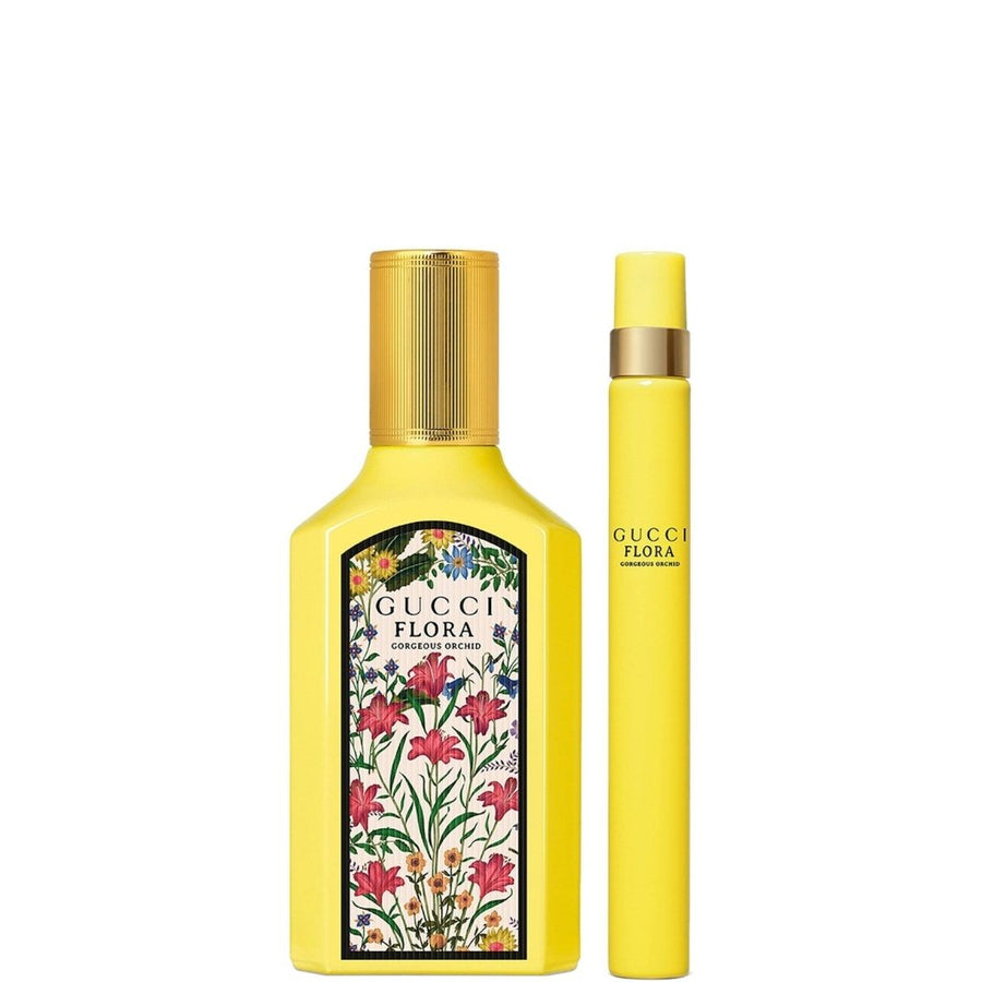 Gucci Flora Gorgeous Orchid Gift Set (Eau De Parfum 50ml + Eau De Parfum 10ml) - Fragrance London