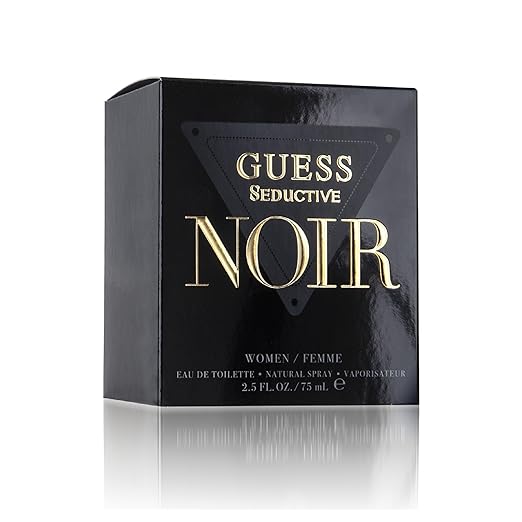 Guess Seductive Noireau De Toilette 75ml - Fragrance London