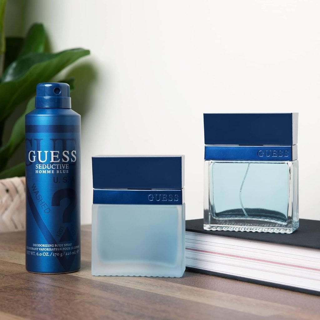 Guess Seductive Pour Homme Blue Eau De Toilette Spray 100ml - Fragrance London