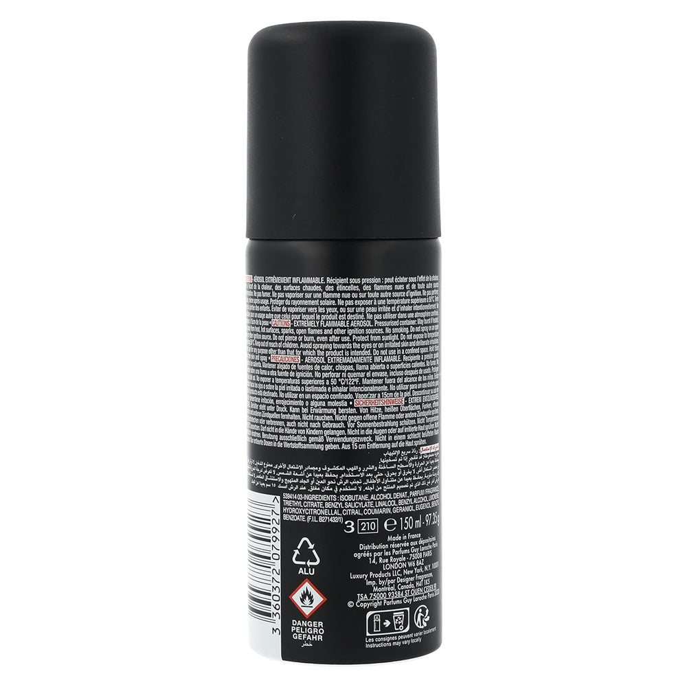 Guy Laroche Drakkar Noir Men Deodorant Spray 150ml - Fragrance London