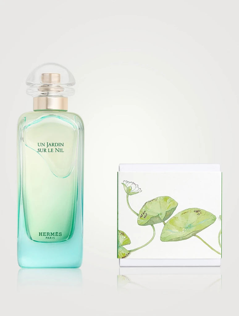 Hermes Un Jardin Sur Le Nil Eau De Toilette Spray 100ml / Soap 50g - Fragrance London