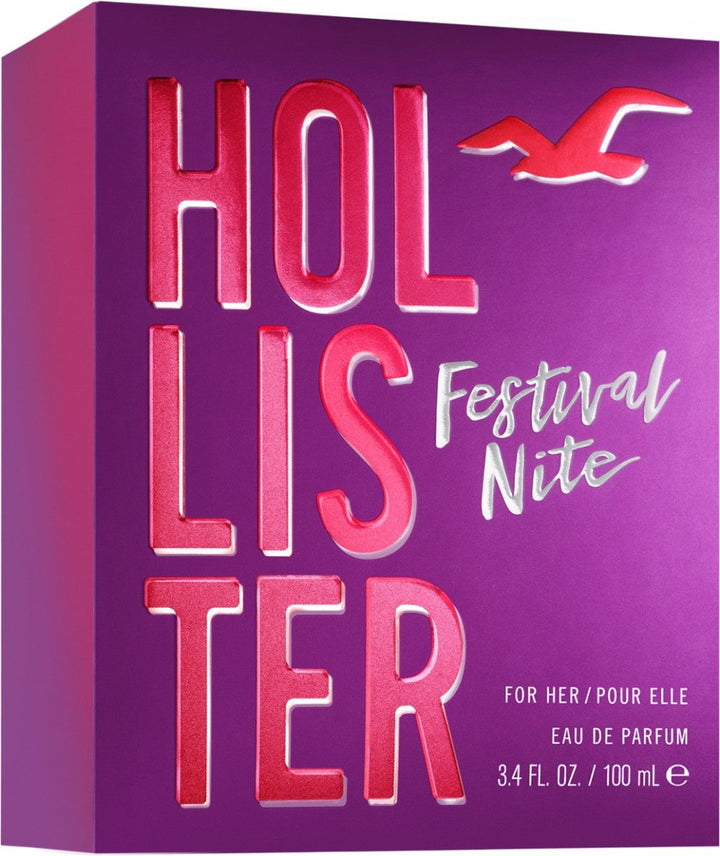 Hollister Festival Nite Eau De Parfum Spray 100ml - Fragrance London