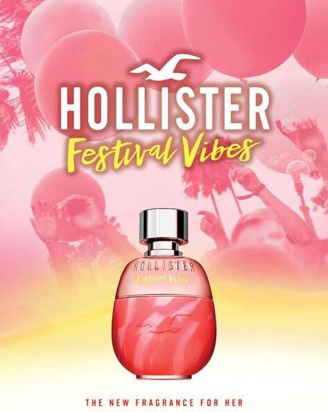 Hollister Festival Vibes Eau De Parfum Spray 100ml - Fragrance London