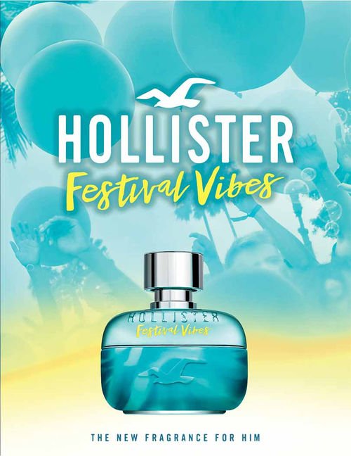 Hollister Festival Vibes For Him Eau De Toilette Spray 100ml - Fragrance London