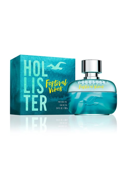 Hollister Festival Vibes For Him Eau De Toilette Spray 100ml - Fragrance London