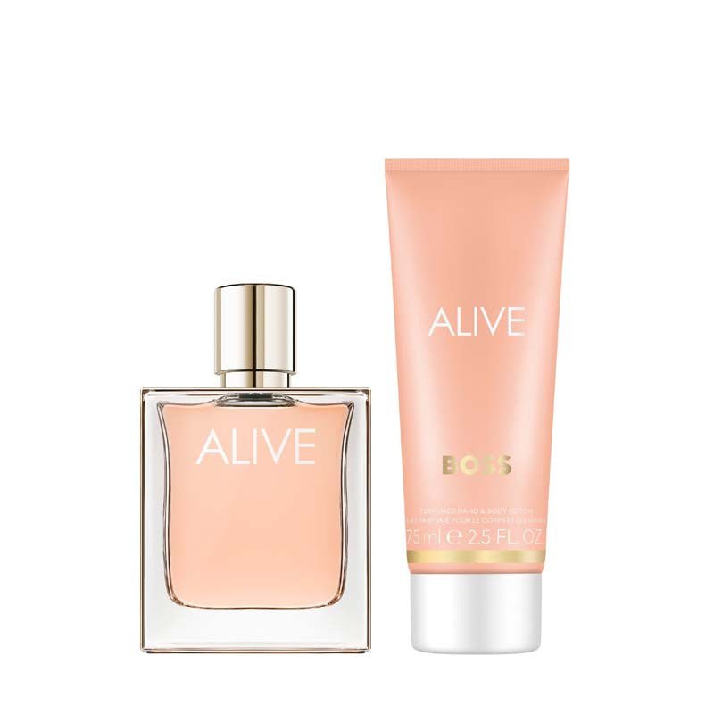 Hugo Boss Alive Gift Set (Eau De Parfum 50ml + Body Lotion 75ml) - Fragrance London