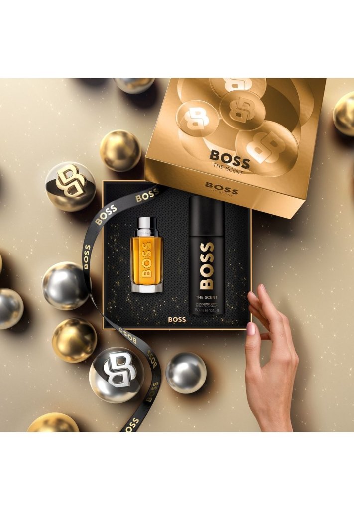 Hugo Boss Boss The Scent Gift Set (Eau De Toilette Spray 50ml + Deodorant Spray 150ml) - Fragrance London