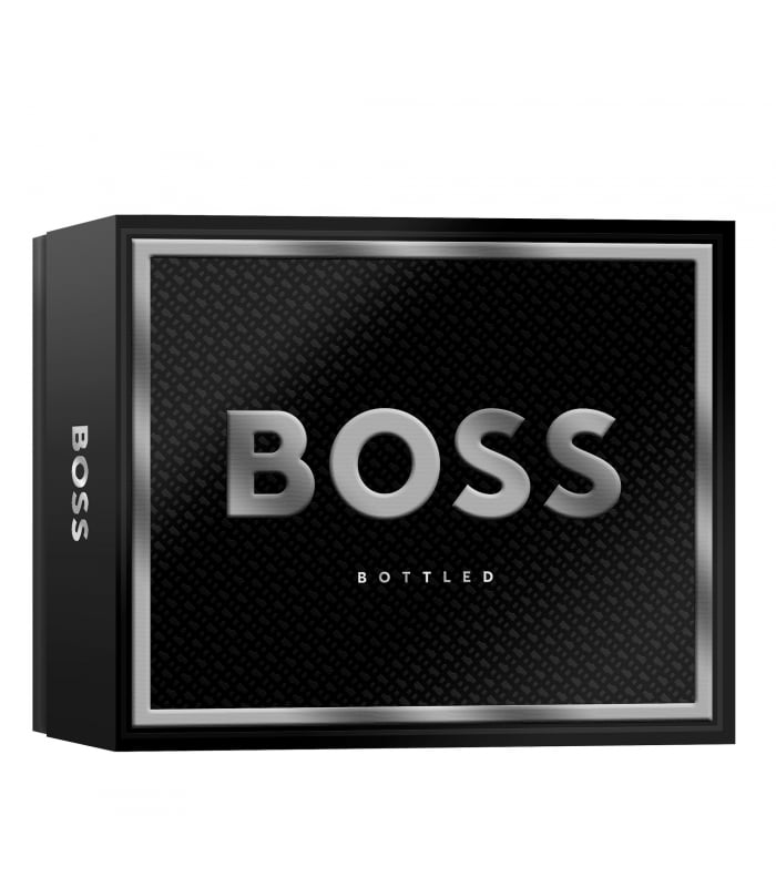Hugo Boss Bottled Gift Set (Eau De Toilette 100ml + Eau De Toilette 10ml + Shower Gel 100ml) - Fragrance London