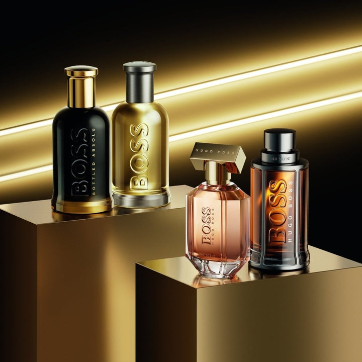 Hugo Boss Bottled Parfum Gift Set (Eau De Parfum 50ml + Deodorant Spray 150ml) - Fragrance London