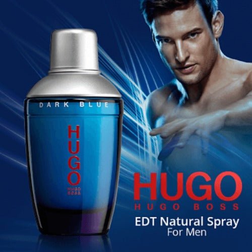 Hugo Boss Dark Blue Eau De Toilette Spray 75ml - Fragrance London