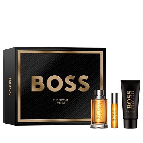 Hugo Boss The Scent Gift Set (Eau De Toilette 100ml + Shower Gel 100ml + Travel Spray 10ml) - Fragrance London