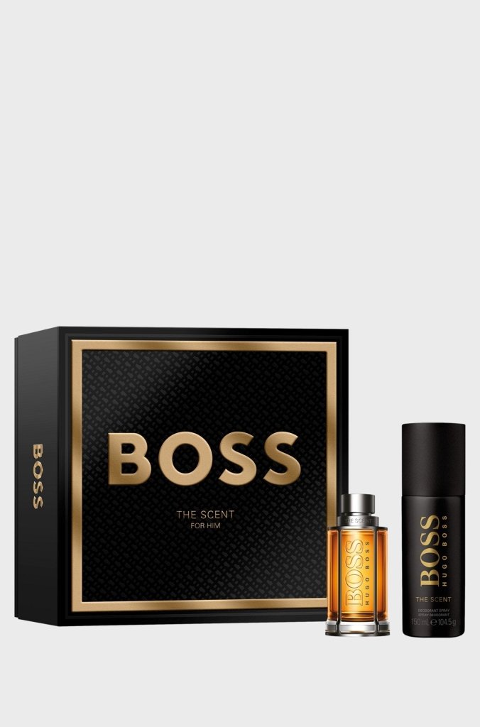Hugo Boss The Scent Gift Set (Eau De Toilette 50ml + Deodorant Spray 150ml) - Fragrance London