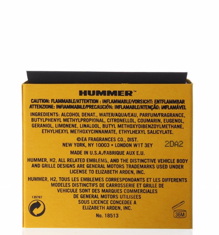 Hummer Eau De Toilette 40ml - Fragrance London