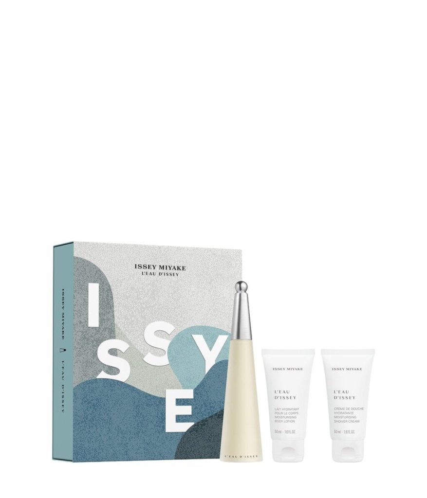 Issey Miyake L'Eau d'Issey Eau De Toilette Spray 50ml / Body Lotion 50ml / Shower Gel 50ml - Fragrance London