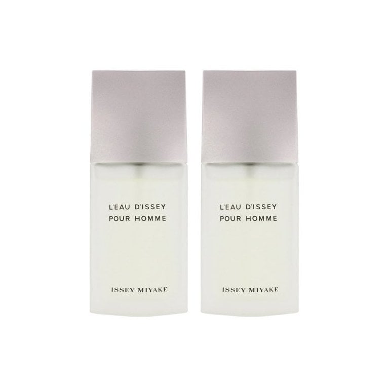 Issey Miyake L'Eau D'Issey Pour Homme Eau De Toilette Spray 40ml X 2 - Fragrance London