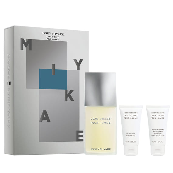 Issey Miyake L’Eau d’Issey Pour Homme Gift Set (Eau De Toilette 125ml + Shower Gel 50ml + Miniature 5ml) - Fragrance London