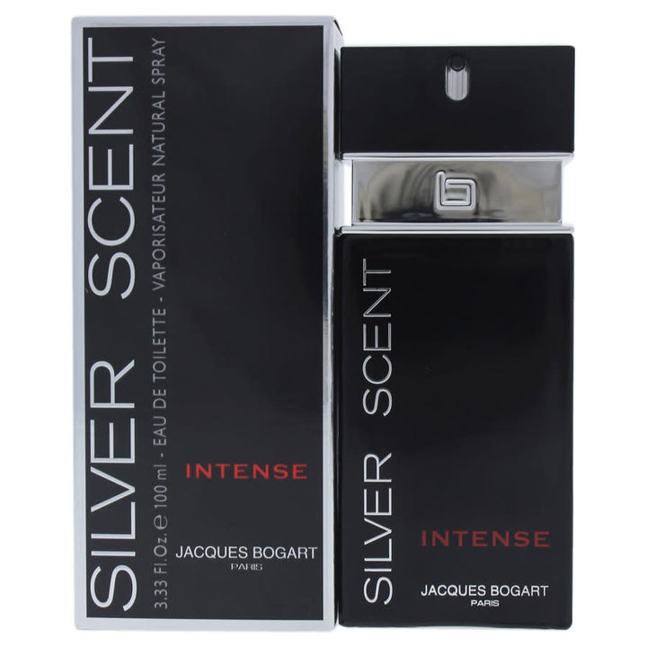 Jacques Bogart Silver Scent Intense Eau De Toilette Spray 100ml - Fragrance London