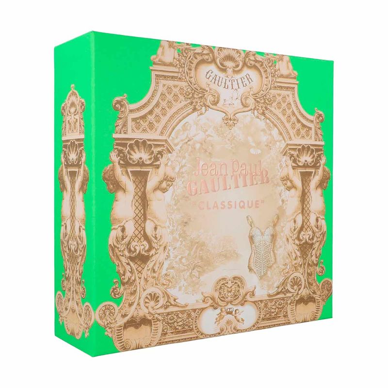 Jean Paul Gaultier Classique Gift Set (Eau De Toilette Spray 100ml + Body Lotion 75ml + Eau De Toilette Spray 6ml) - Fragrance London
