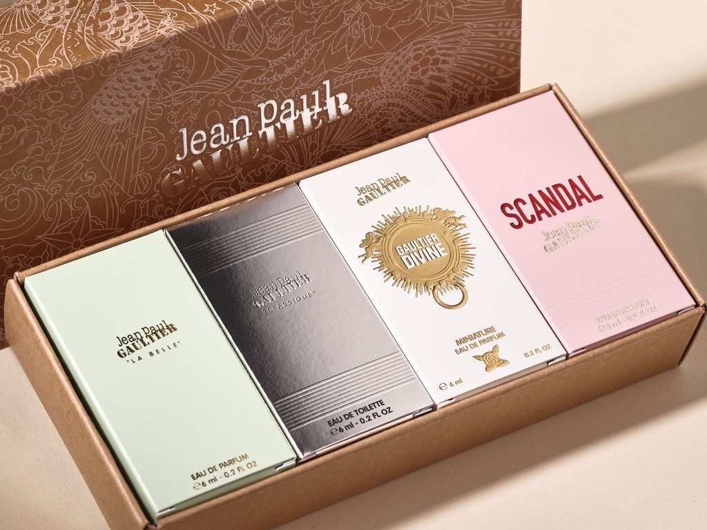 Jean Paul Gaultier Ladies Miniature Gift Set (4 x 6ml) - Fragrance London