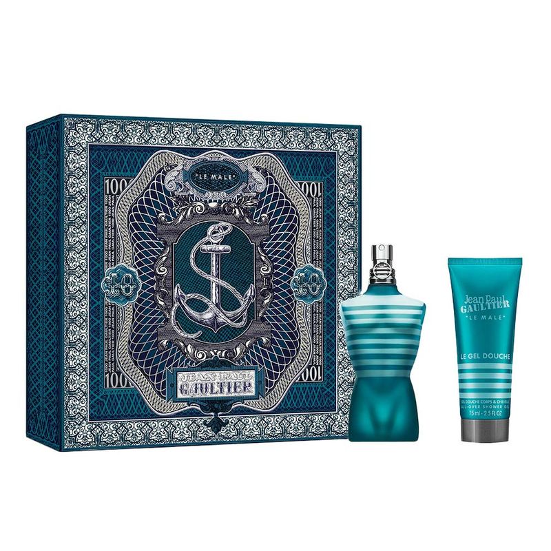 Jean Paul Gaultier Le Male Gift Set (Eau De Toilette 75ml + Shower Gel 75ml) - Fragrance London