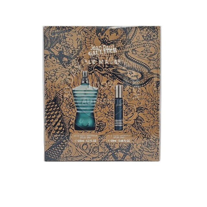 Jean Paul Gaultier Le Male Gift Set (Eau De Toilette Spray 125ml + Eau De Toilette Spray 20ml) - Fragrance London