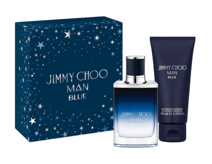 Jimmy Choo Man Blue Gift Set (Eau De Toilette Spray 50ml + Shower Gel 100ml) - Fragrance London