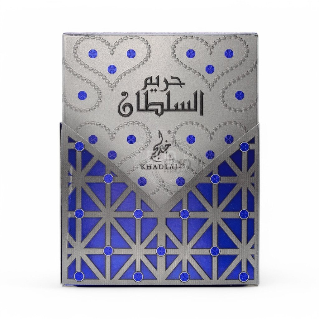 Khadlaj Hareem Al Sultan Antique Blue Silver Concentrated Oil Perfume 35ml - Fragrance London