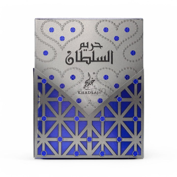 Khadlaj Hareem Al Sultan Antique Blue Silver Concentrated Oil Perfume 35ml - Fragrance London