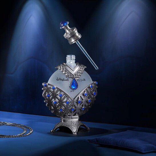 Khadlaj Hareem Al Sultan Antique Blue Silver Concentrated Oil Perfume 35ml - Fragrance London