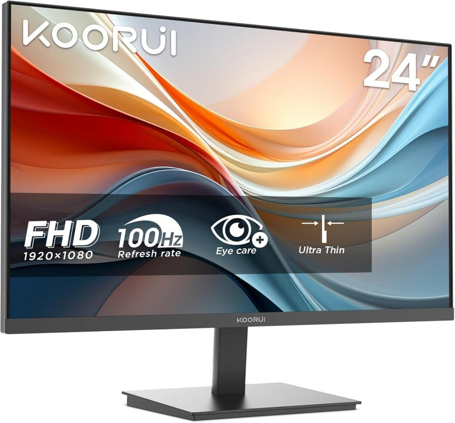 KOORUI 24" Gaming Monitor 100Hz FHD VA HDMI/VGA – E2412F - Fragrance London