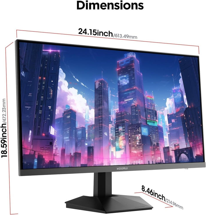 KOORUI 27" Gaming Monitor 200Hz QHD IPS – G2721P - Fragrance London