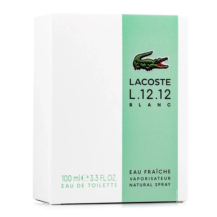 Lacoste L.12.12 Blanc Eau Fraîche Eau De Toilette Spray 100ml - Fragrance London