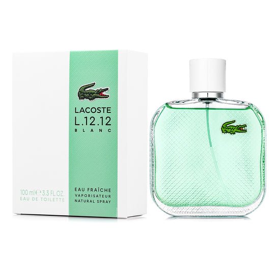 Lacoste L.12.12 Blanc Eau Fraîche Eau De Toilette Spray 100ml - Fragrance London