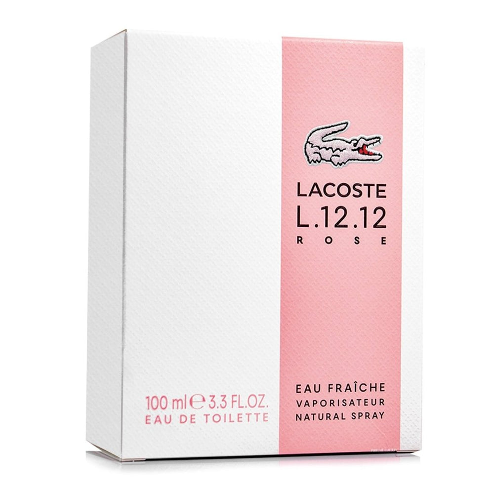 Lacoste L.12.12 Rose Eau Fraîche Eau De Toilette Spray 100ml - Fragrance London