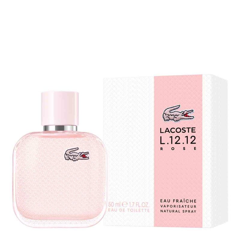 Lacoste L.12.12 Rose Eau Fraiche Eau De Toilette Spray 50ml - Fragrance London