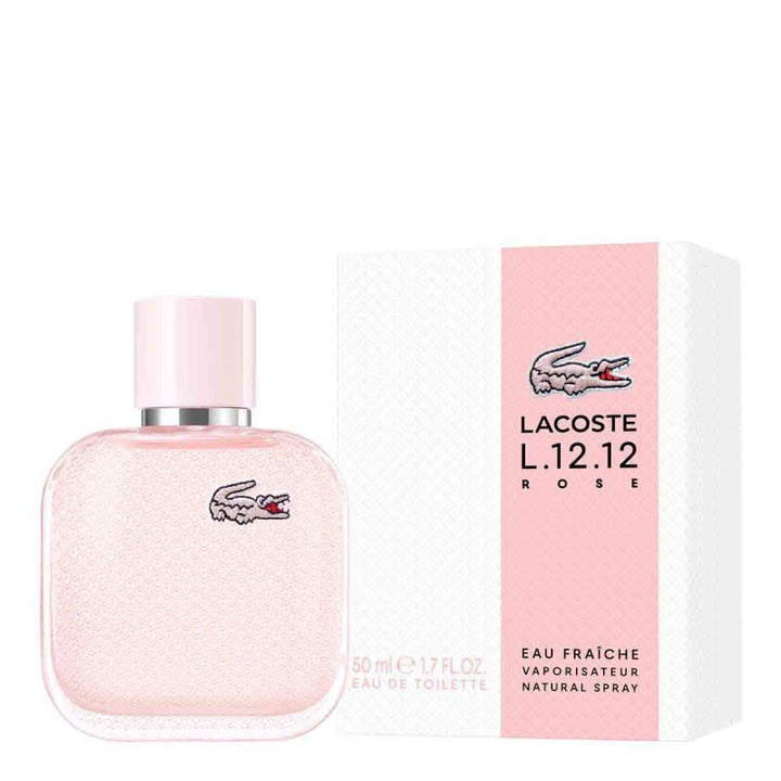 Lacoste L.12.12 Rose Eau Fraiche Eau De Toilette Spray 50ml - Fragrance London
