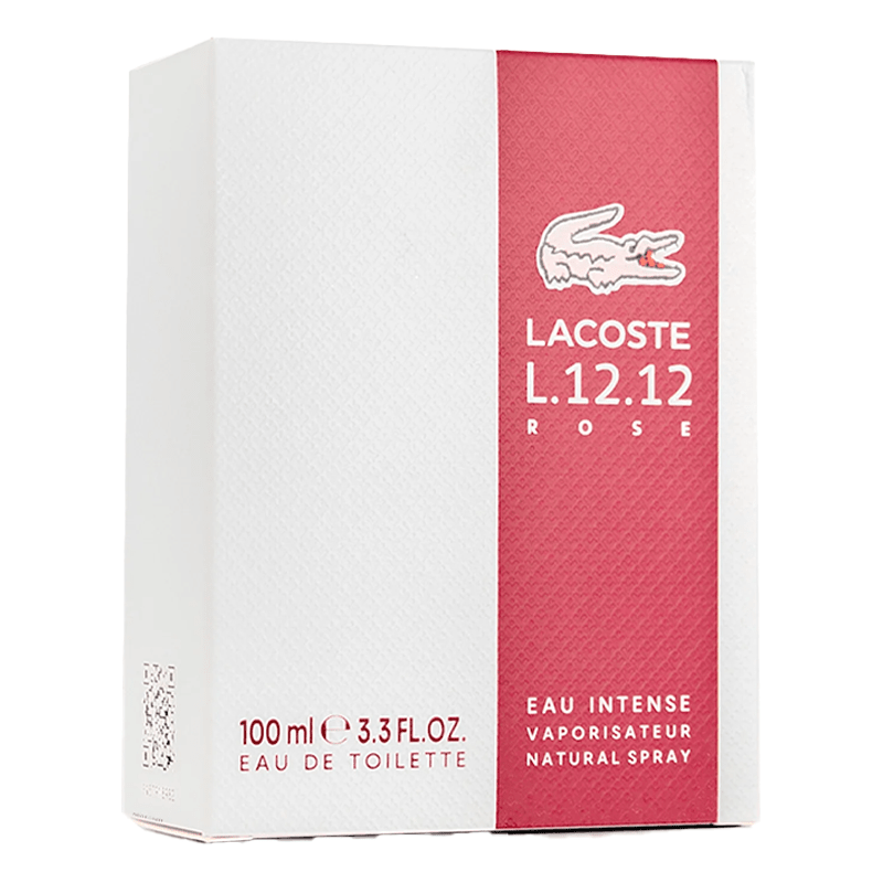 Lacoste L.12.12 Rose Eau Intense Eau De Toilette Spray 100ml - Fragrance London