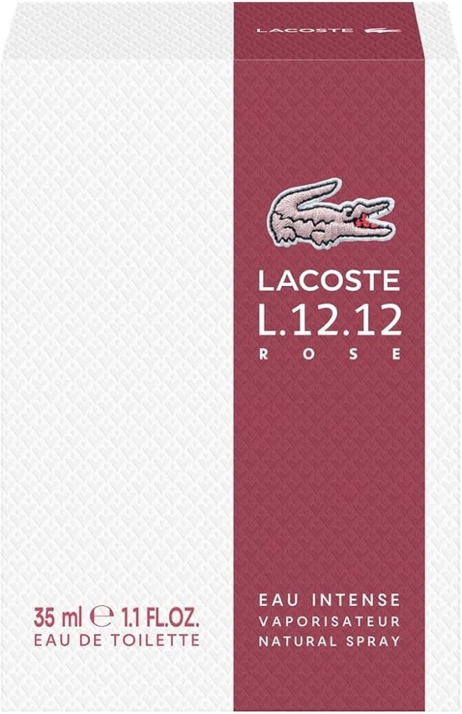 Lacoste L.12.12 Rose Eau Intense Eau De toilette Spray 35ml - Fragrance London