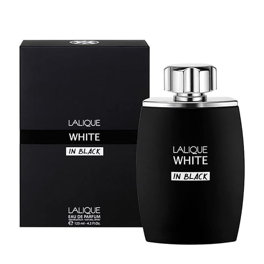 Lalique White In Black For Men Eau De Parfum Spray 125ml - Fragrance London