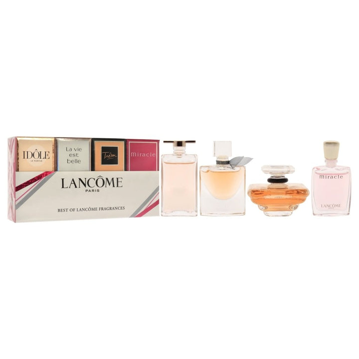 Lancome Idole Eau de Parfum Spray 5ml + La Vie Est Belle Eau de Parfum Spray 4ml + Tresor Eau de Parfum Spray 7.5ml + Miracle Eau de Parfum Spray 5ml - Fragrance London