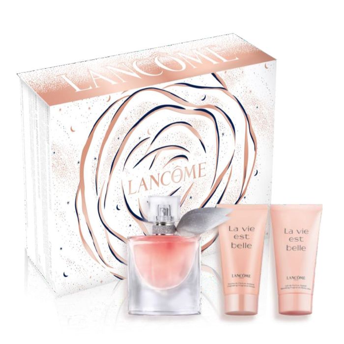 Lancome La Vie Est Belle Gift Set (Eau De Parfum Spray 30ml + Body Lotion 50ml + Shower Gel 50ml) - Fragrance London