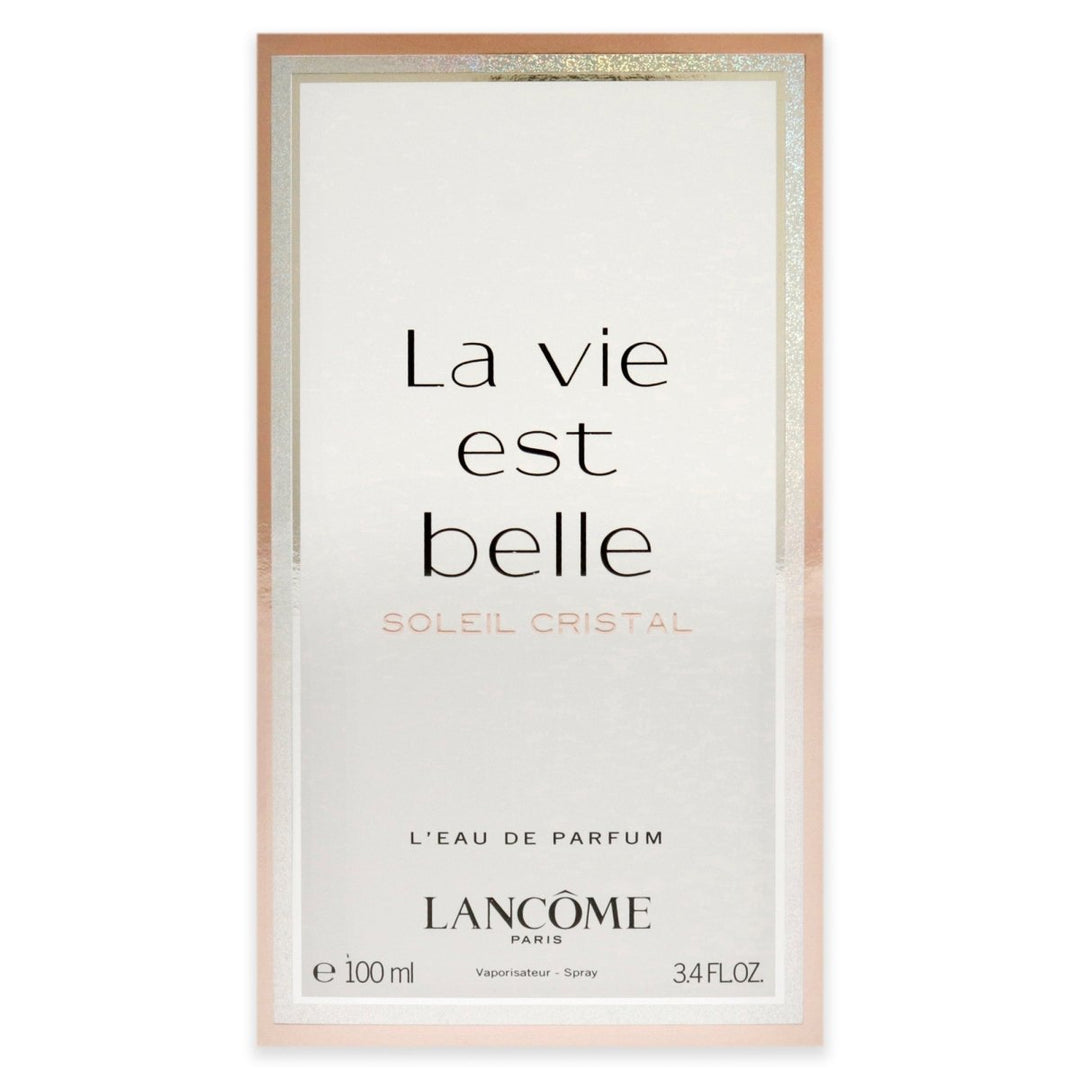 Lancome La Vie Est Belle Soleil Cristal Eau De Parfum Spray 100ml - Fragrance London