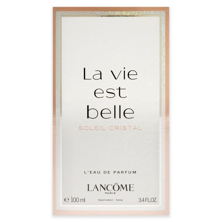 Lancome La Vie Est Belle Soleil Cristal Eau De Parfum Spray 100ml - Fragrance London