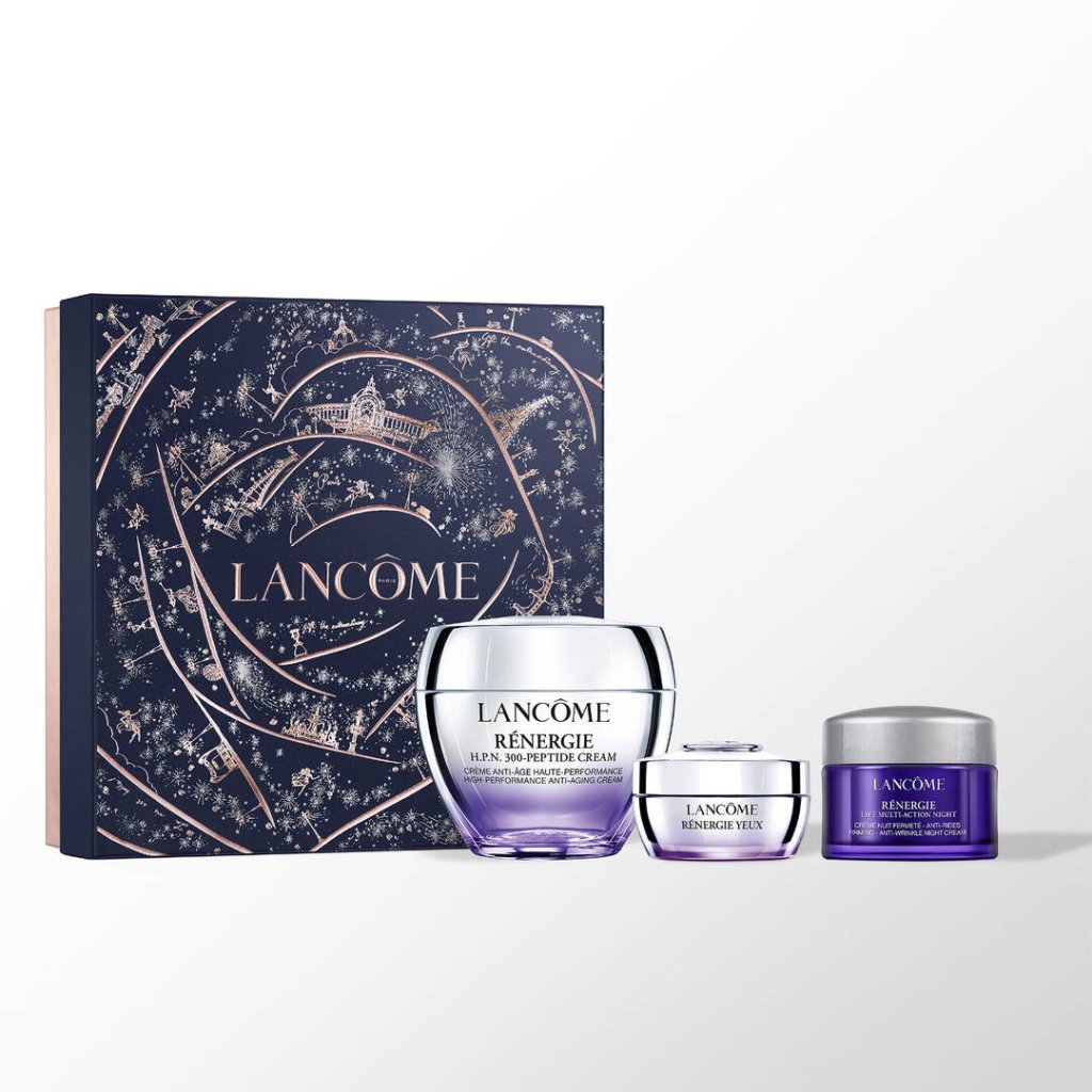 Lancôme Rénergie Set (Peptide Day Cream 50ml + Night Cream 15ml + Eye Cream 15ml) - Fragrance London