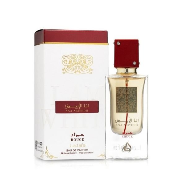 Lattafa Ana Abiyedh Rouge Eau De Parfum Spray 60ml - Fragrance London